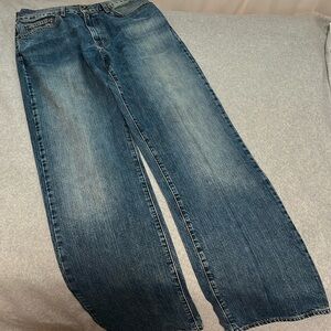 Mens Cremieux Jeans Size 34 Tall Relaxed Fit Straight